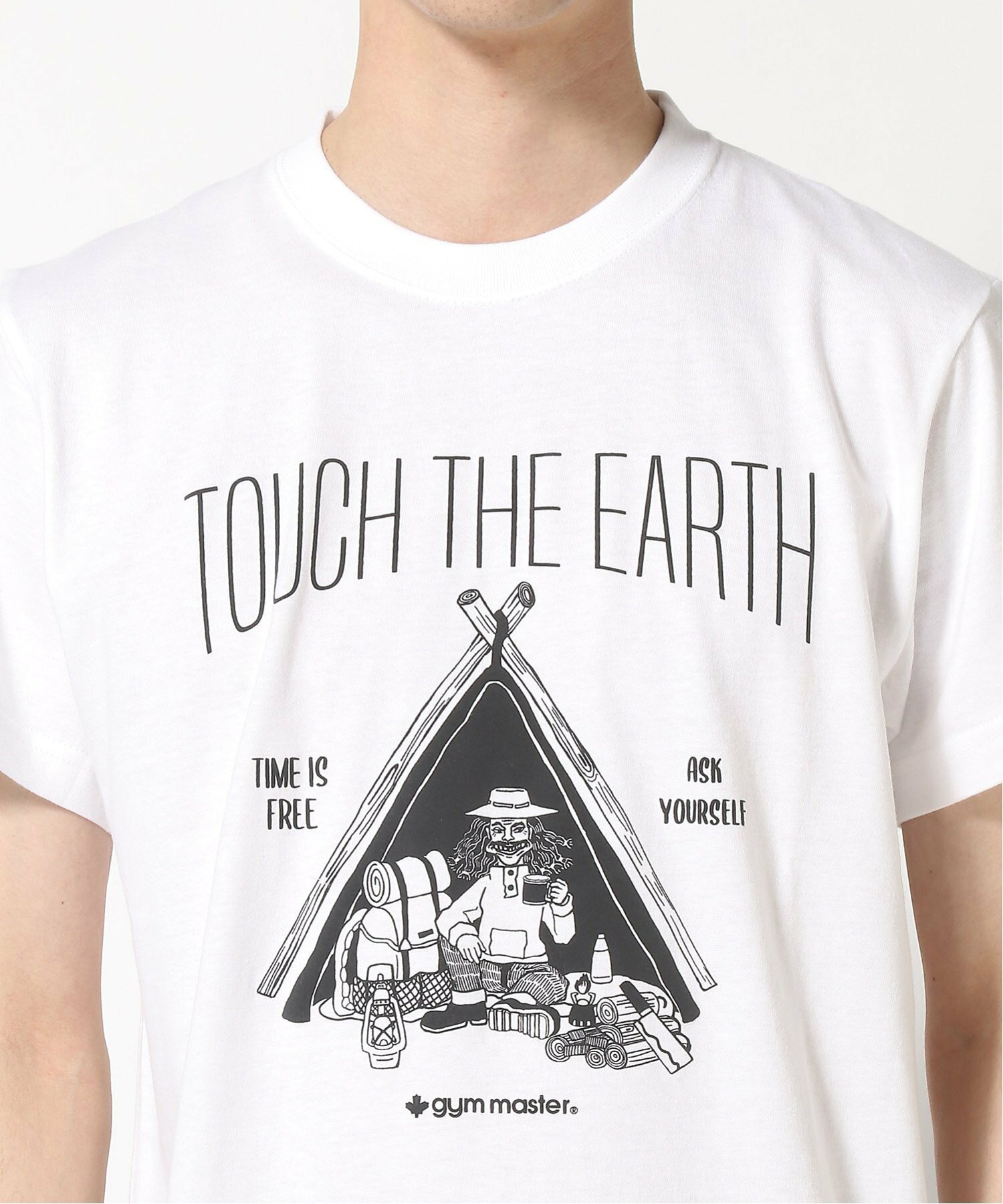 gym master/(U)5.6oz TOUCH THE EARTH Tee